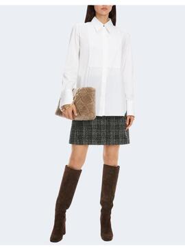 Camisa Marccain blanca popelin para mujer