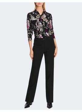 Pantalon Marccain crepe negro para mujer