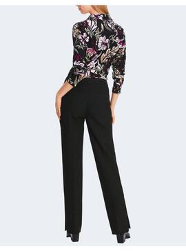 Pantalon Marccain crepe negro para mujer