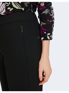 Pantalon Marccain crepe negro para mujer