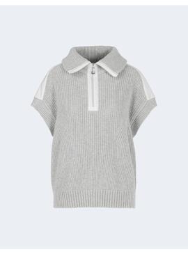 Chaleco Marccain Gris punto para mujer