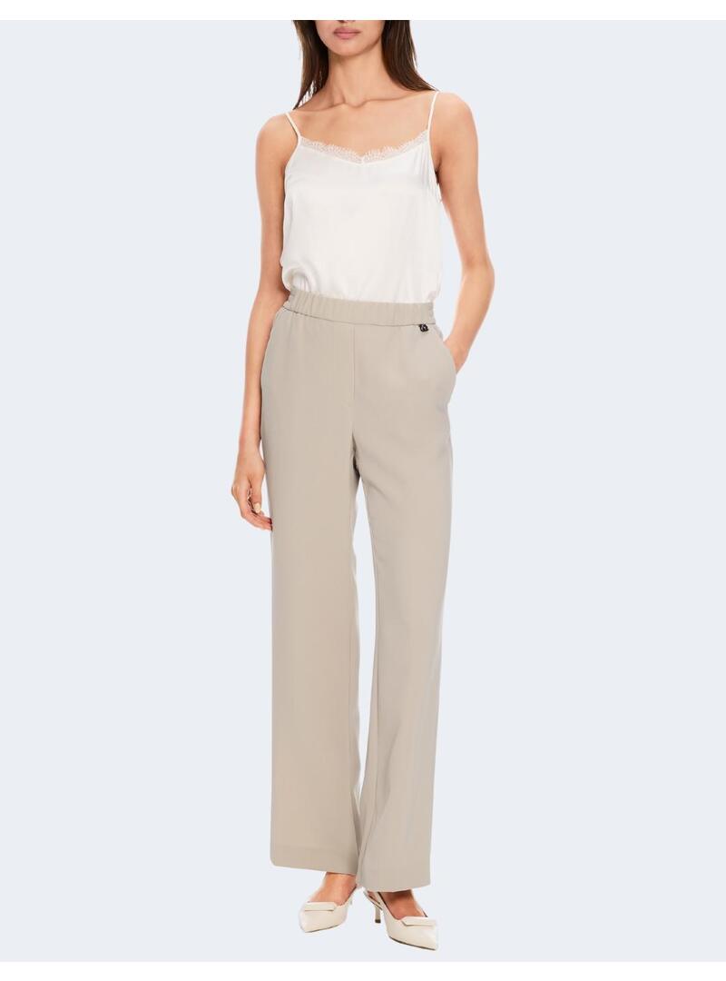 Pantalon Marccain beige recto para mujer