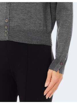 Cardigan Liu Jo punto gris para mujer