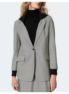 Blazer twin set muestra con capucha para mujer