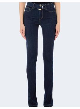 Jeans Liu Jo denim oscuro campana para mujer