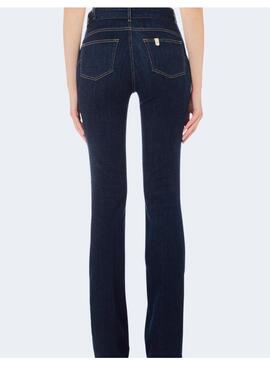 Jeans Liu Jo denim oscuro campana para mujer