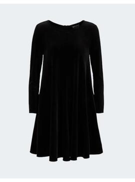 Vestido Corto Terciopelo negro