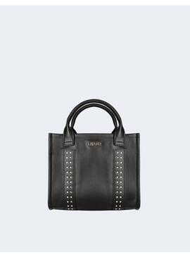 Bolso Liu Jo negro tachuelas para mujer