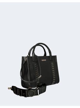 Bolso Liu Jo negro tachuelas para mujer