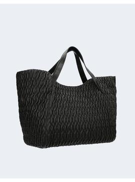 Bolso Liu Jo tote negro guateado para mujer