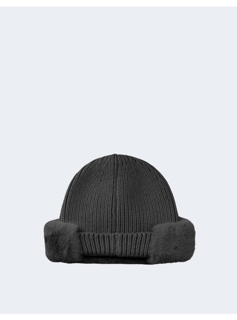 Gorro Liu Jo lana pelo negro para mujer