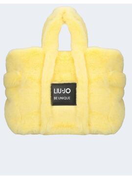 Bolso Liu jo Peluche amarillo para mujer