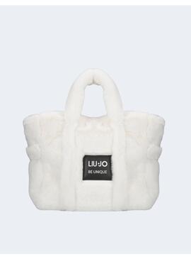 Bolso Liu jo Peluche blanco para mujer