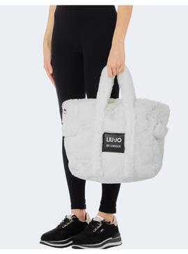 Bolso Liu jo Peluche blanco para mujer