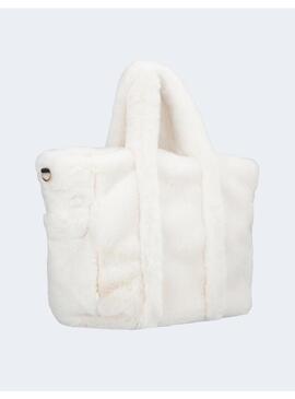 Bolso Liu jo Peluche blanco para mujer