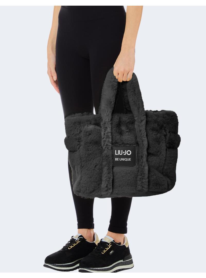 Bolso Liu jo Peluche negro para mujer