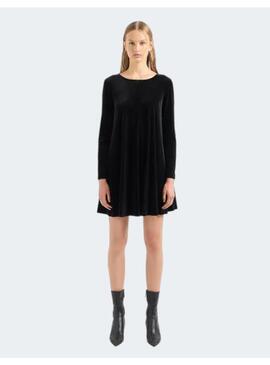 Vestido Corto Terciopelo negro