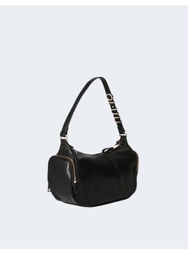 Bolso Liu Jo negro letras metálicas para mujer