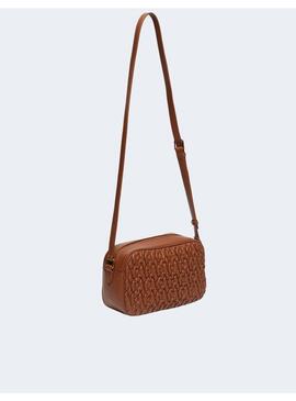 Bolso Liu Jo marrón estriado para mujer