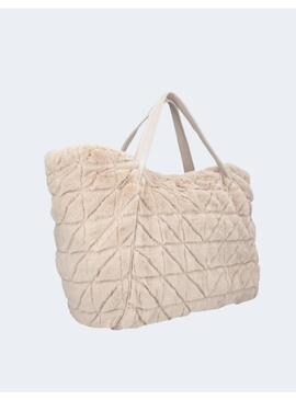 Bolso Liu Jo tote beig peluche para mujer