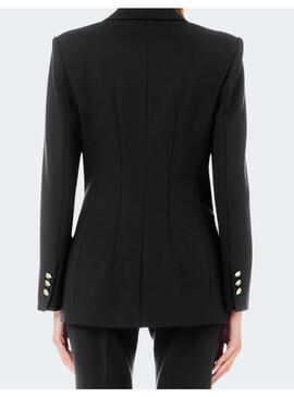 Blazer Liu Jo negra cruzada para mujer