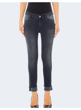 Jeans Liu Jo negros con strass para mujer