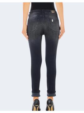 Jeans Liu Jo negros con strass para mujer