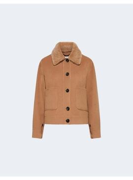 Chaqueta  Marella Morris camel para mujer