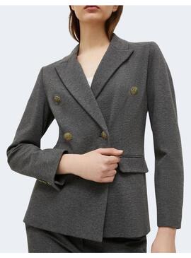 Blazer Marella Fiordo Punto Gris para mujer