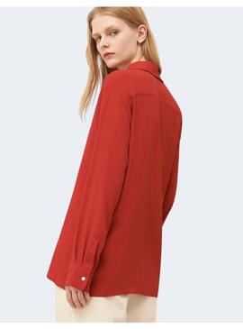 Blusa Marella Nastro flor roja para mujer