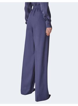 Pantalon Marella Alamaro azul recto para mujer