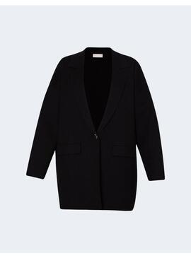 Blazer Liu Jo Negra Punto Para Mujer