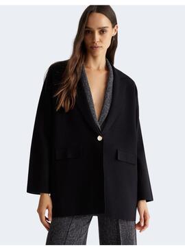 Blazer Liu Jo Negra Punto Para Mujer