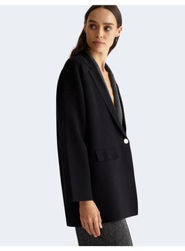 Blazer Liu Jo Negra Punto Para Mujer