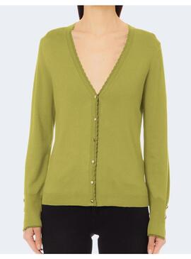 Cardigan Liu Jo Pistacho Lúrex Para Mujer