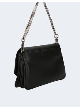 Bolso Liu Jo negro hombro logo plata mujer