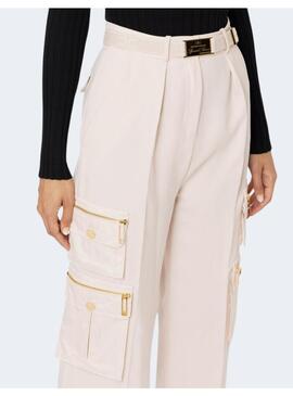 Pantalón Bolsillos Elisabetta Beige Para Mujer