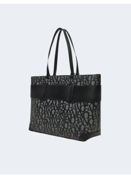 Bolso AX Multilogos Negro Para Mujer