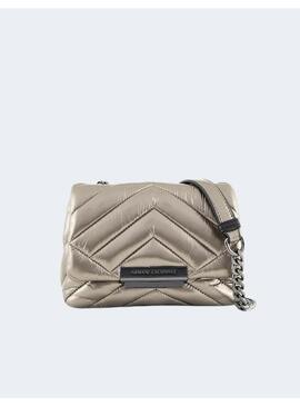 Bolso AX Metalizado Gris Para Mujer