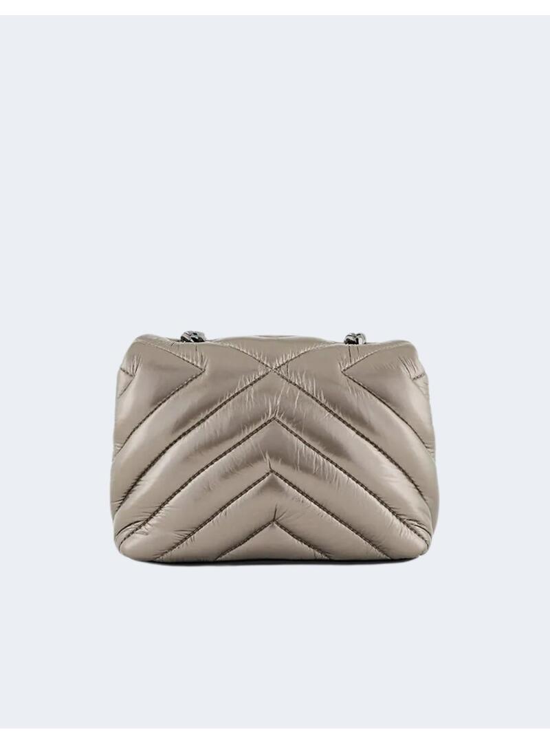 Bolso AX Metalizado Gris Para Mujer