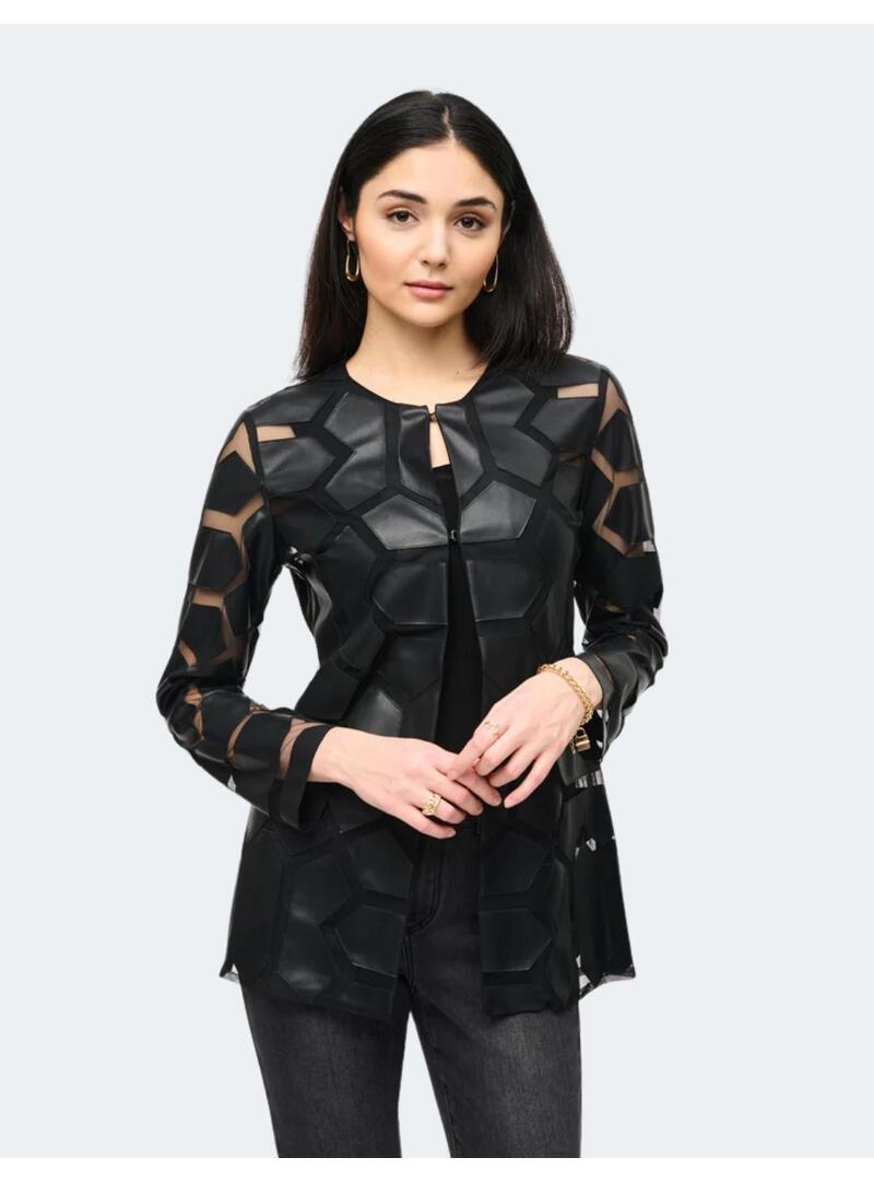 Chaqueta Joseph Ribkoff Transparencias Negro Mujer