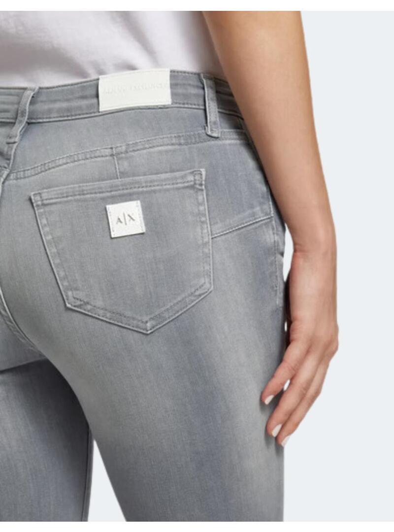 Jean Skin AX Gris Para Mujer