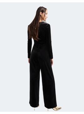 Mono AX Terciopelo Negro Para Mujer