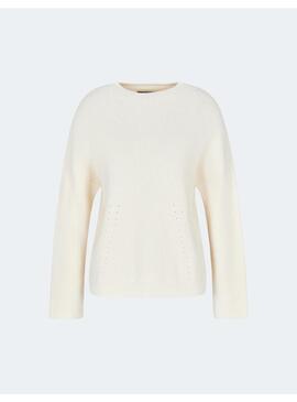 Sueter AX Punto Beige Para Mujer