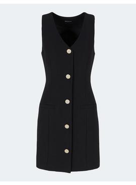 Vestido AX Peto Negro Para Mujer