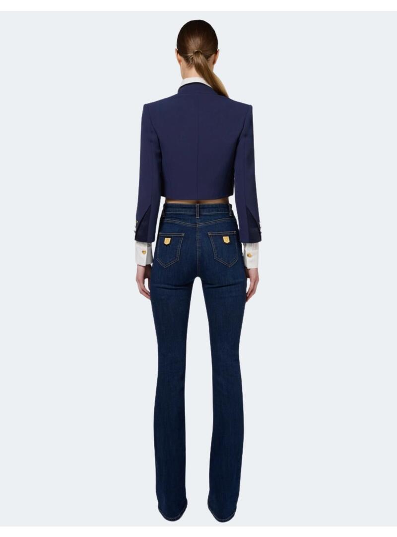 Jeans Elisabetta Franchi Flare Para Mujer