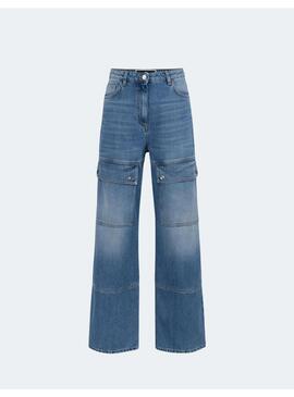 Jeans Elisabetta Franchi Ancho Para Mujer