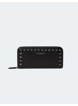 Cartera Twinset Negra Tachuelas Para Mujer