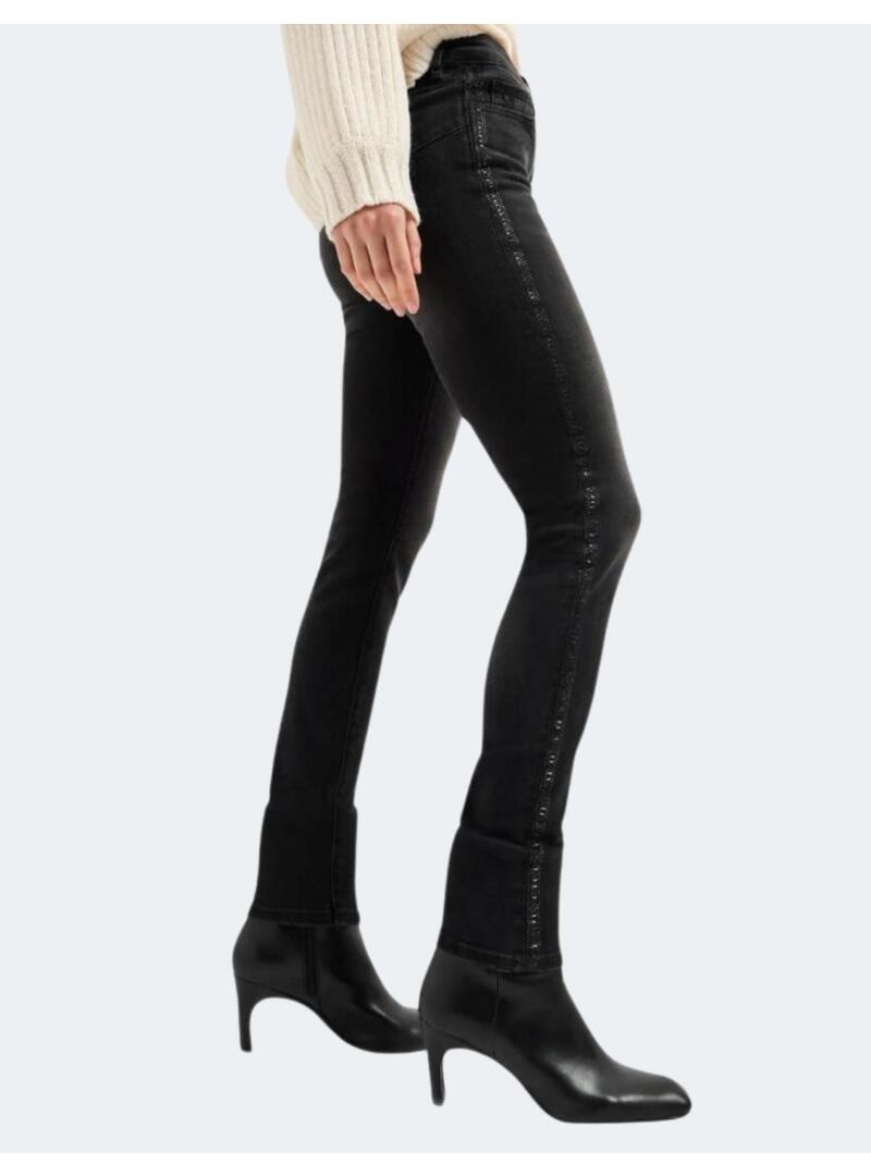 Jeans AX Strass Negro Para Mujer