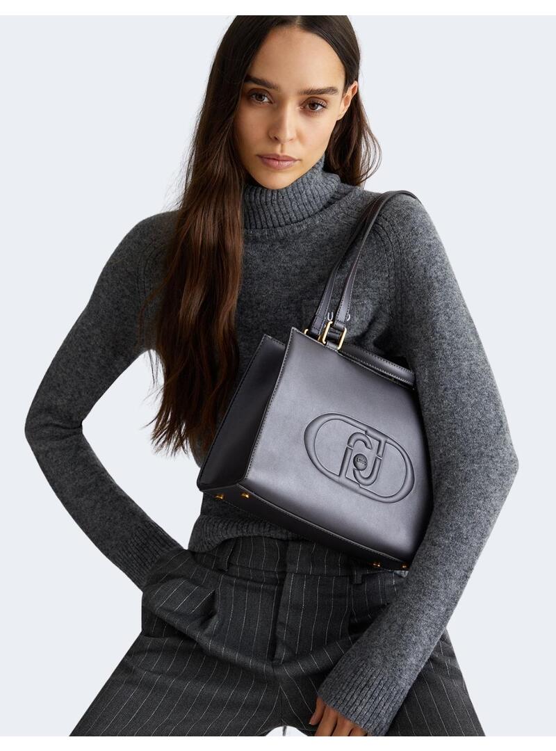 Bolso Tote Liu Jo gris pequeño para mujer